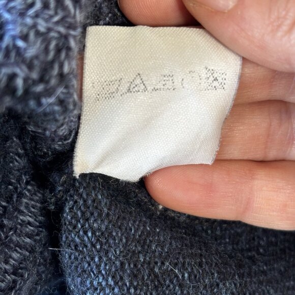 VTG Cassan Bueckle Sweater Mens L Blue Argyle Diamond Knit Pullover Grandpa 90s - Picture 12 of 15